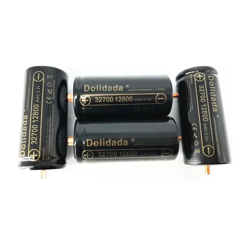 Best Selling Brand New 32700 12800mAh Lifepo4 Rechargeable Battery 3.2V Lithium Iron Phosphate Battery with Screws