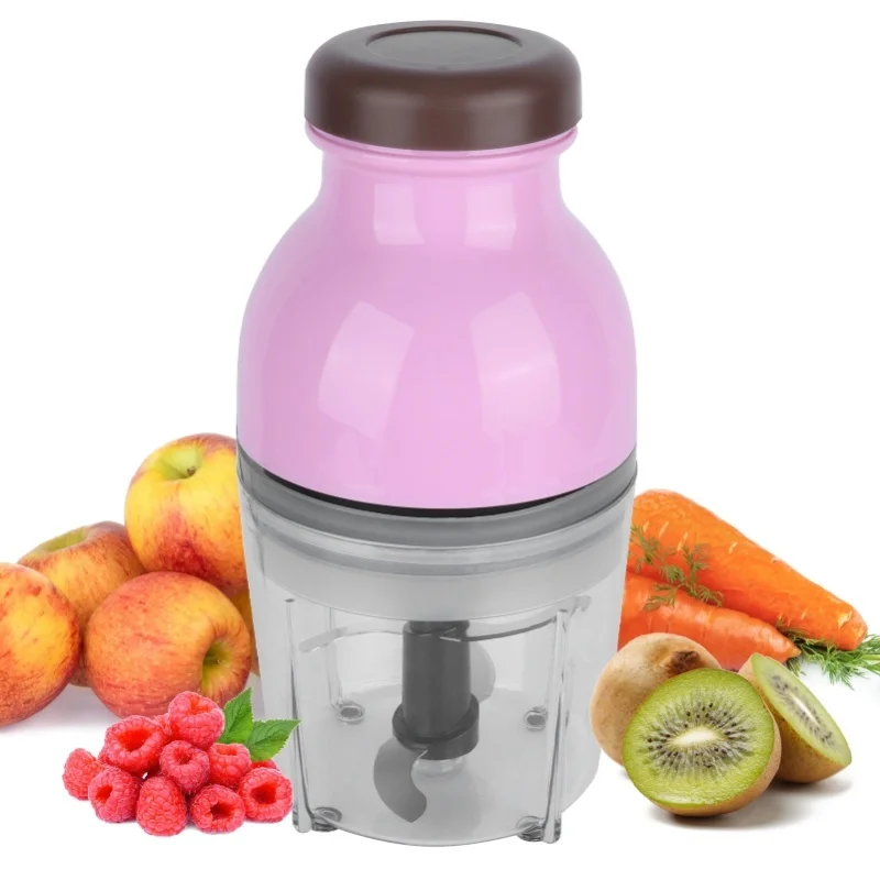 Electric Blender Household Soy Milk Ice Crushing Detachable 2-Layer Blade Meat Grinder