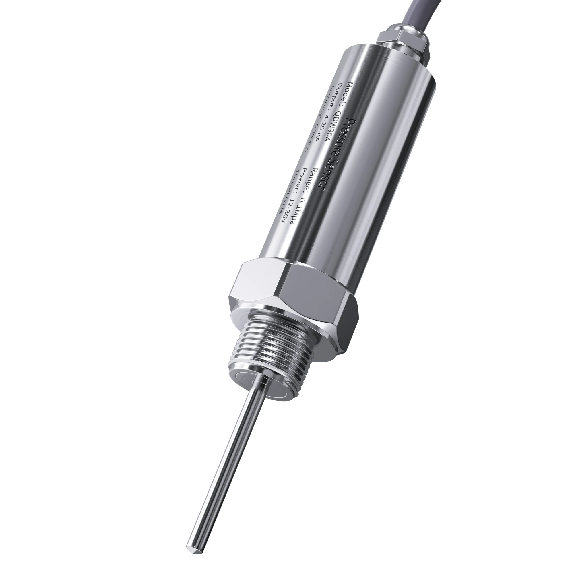 Venda de fábrica tipo chumbo à prova d'água integrado transmissor de temperatura pt100 sensor de temperatura 4-20ma 0-10v sonda de temperatura