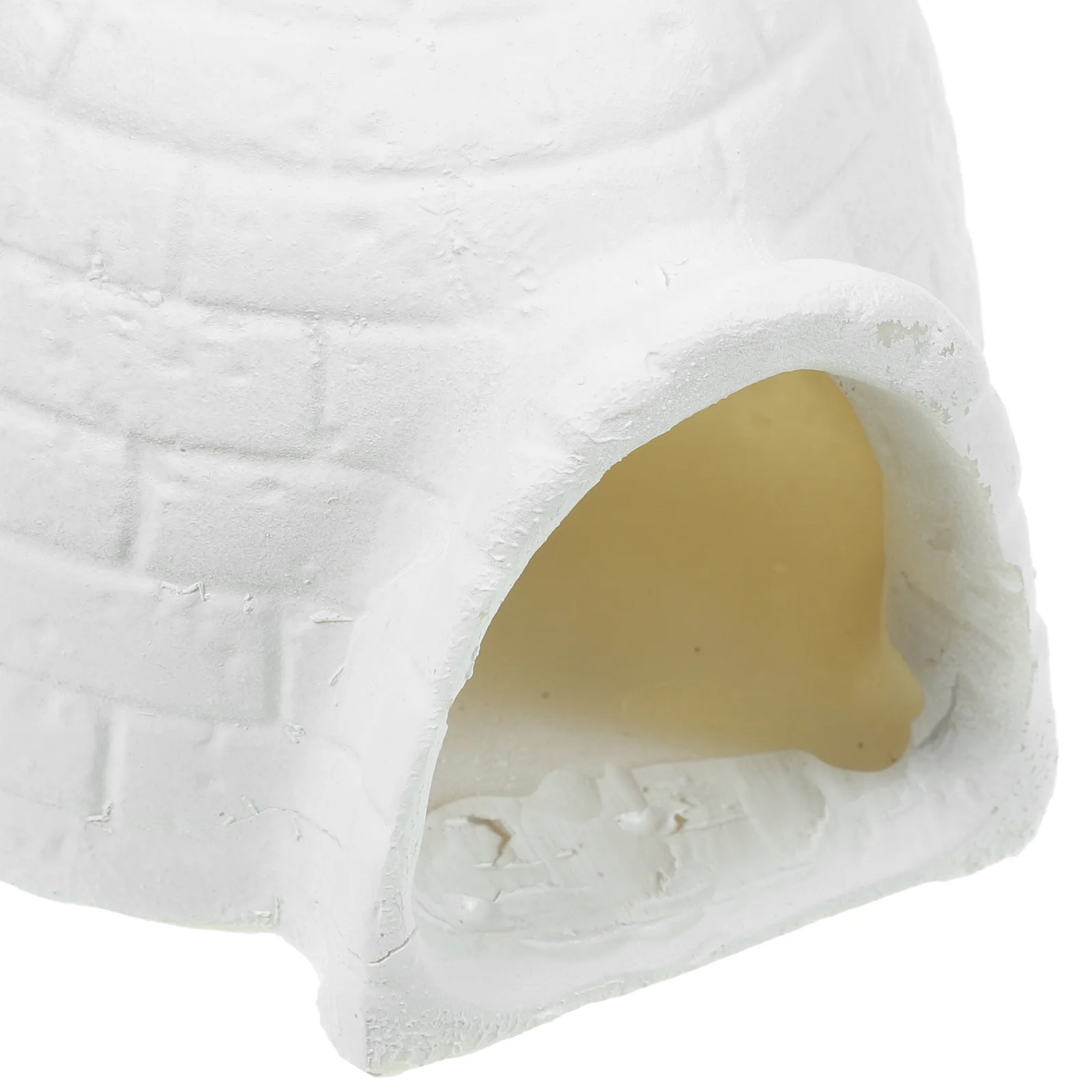 Simulación Igloo, modelo educativo de casa de hielo para niños, decoración, habitación de juguetes, artesanía, modelos de resina, estatua