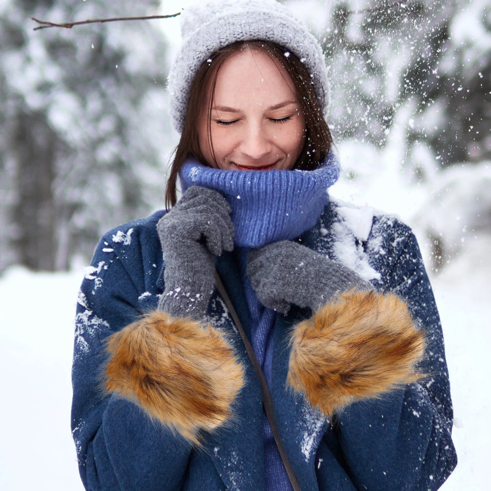 2 Pcs Warm Ry Wrist… - image