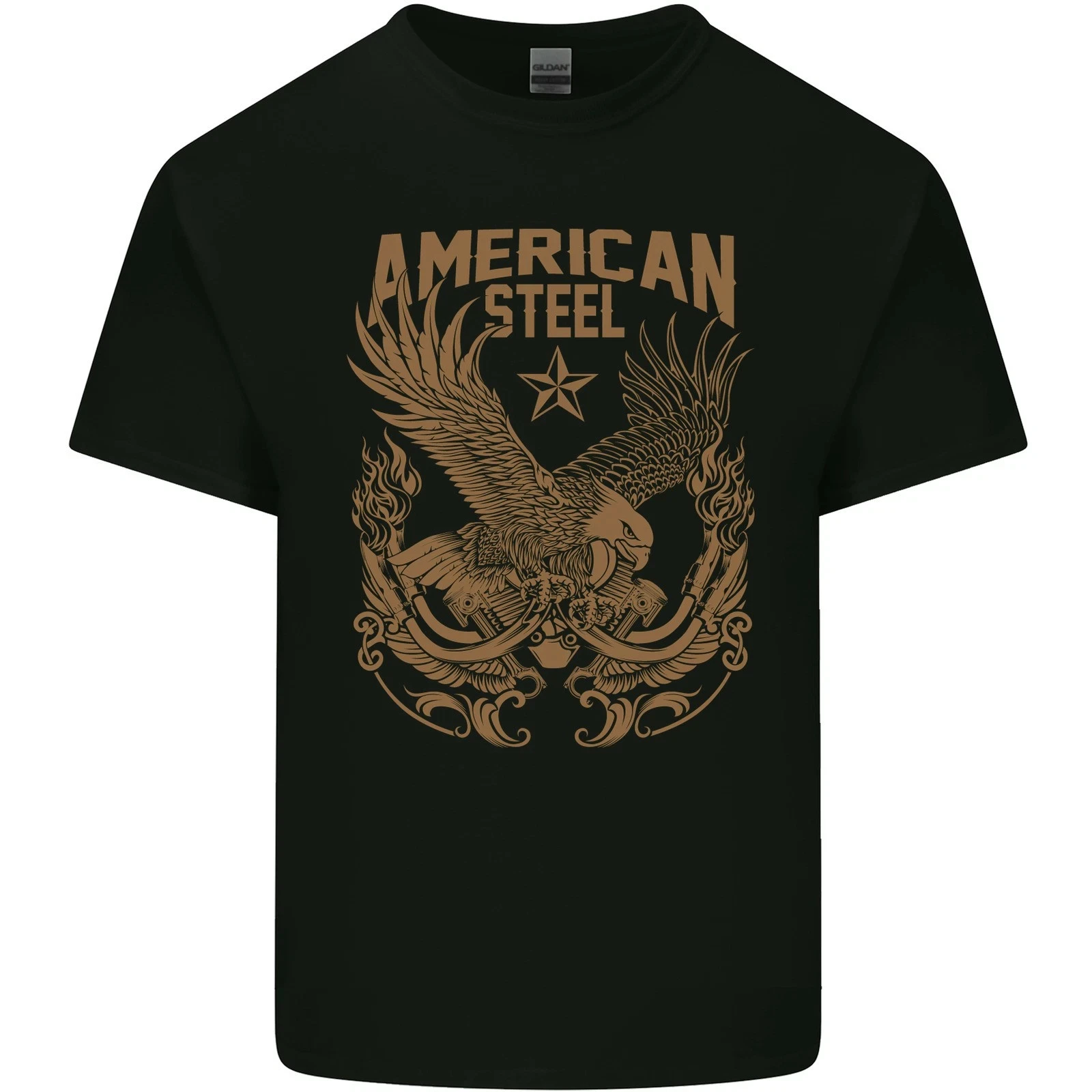 

Motorcycle Lover T-shirt Men's Summer Sweat-absorbing Breathable Top Cotton Round Neck Short-sleeved Fashion Men's Clothing