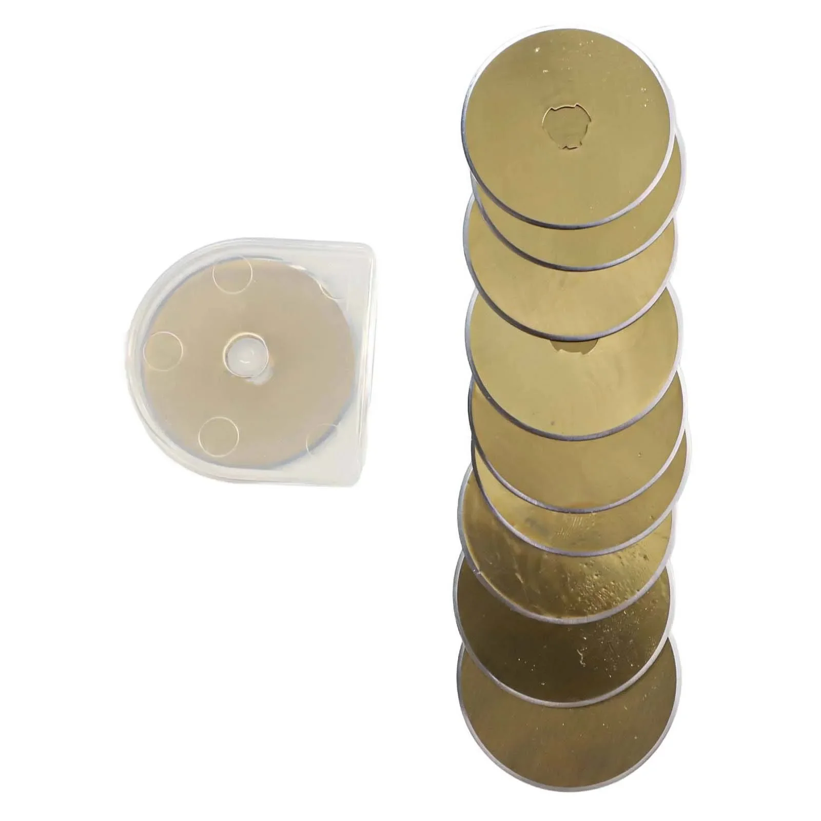 

Титановые лезвия для резака Титановые лезвия для роторных резаков Ремесленные проекты 45*8*0,3 мм Эффективная и точная резка