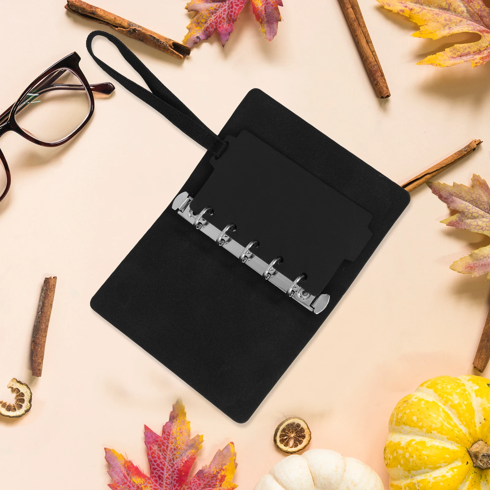 

Loose-leaf Case Cash Binder Cover Account Planner Stuffing Aesthetic Accessory Shell for School Notebook