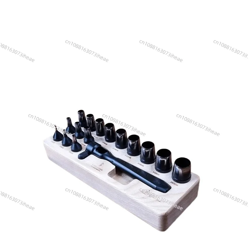 Manual Leather Punching Machine Replaceable Round Hole Punching Machine 1-15MMDIY Leather Punching Tool Set DC53 Mold Steel