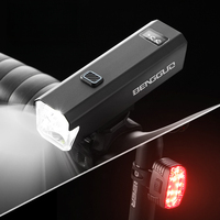 BENGGUO Bike Light Night Riding High Bright USB Front Torch