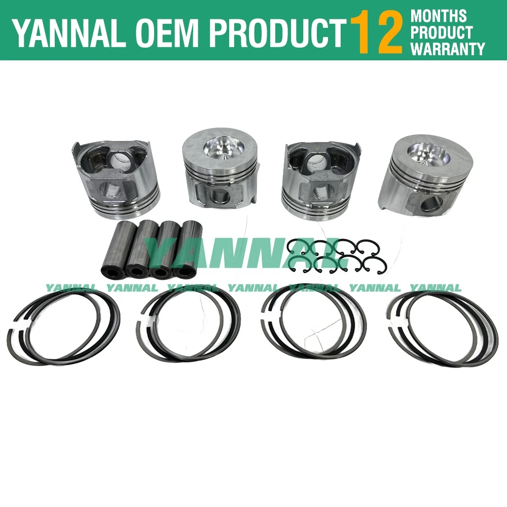 4TN84L 4D84-2 Overhaul Rebuild Kit Parts for Yanmar Engine Komatsu PC40-7 PC45-1