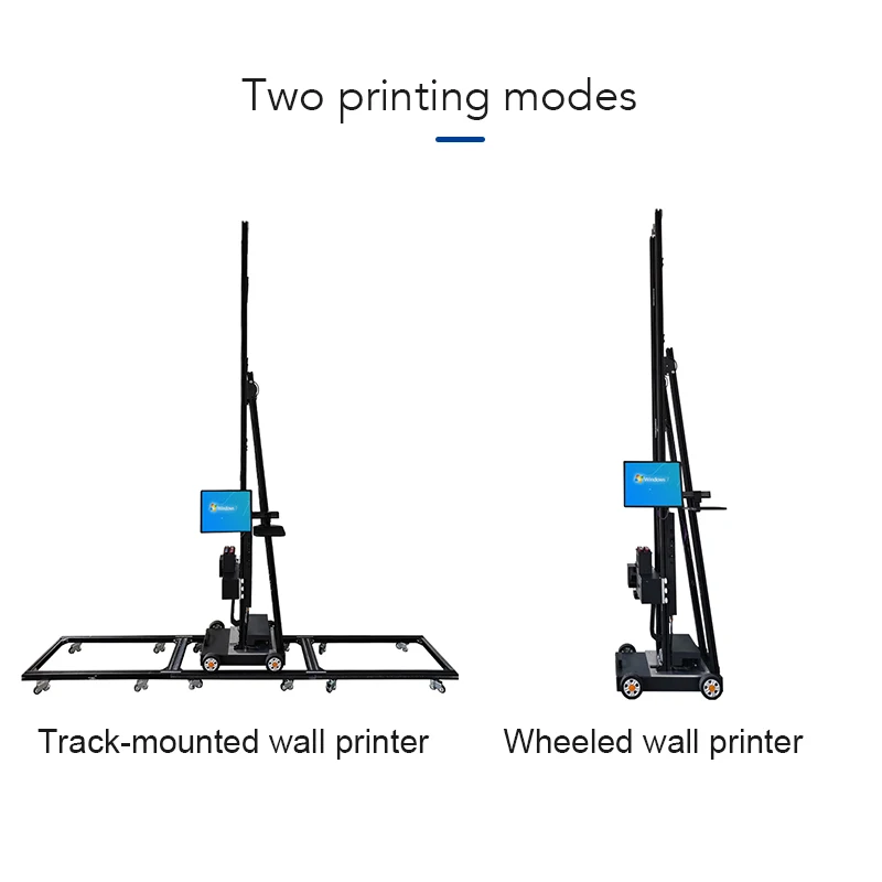 High Precision UV Wall Printer BK-UP1400P Plus With CMYKW Ink And Laser Positioning For Seamless Partition Printing