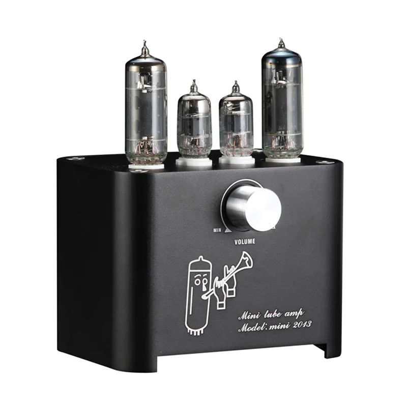 APPJ Mini2013 6J1 6P1 Vacuum Tube Amplifier Hifi Audio Stereo Desktop Tube AMP Vintage Integrated AMP Home Audio 3W+3W