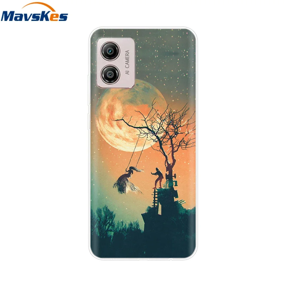 For Motorola Moto E13 Case Soft Transparent TPU Silicone Case For Moto E13 MotoE13 E 13 Case 6.5\