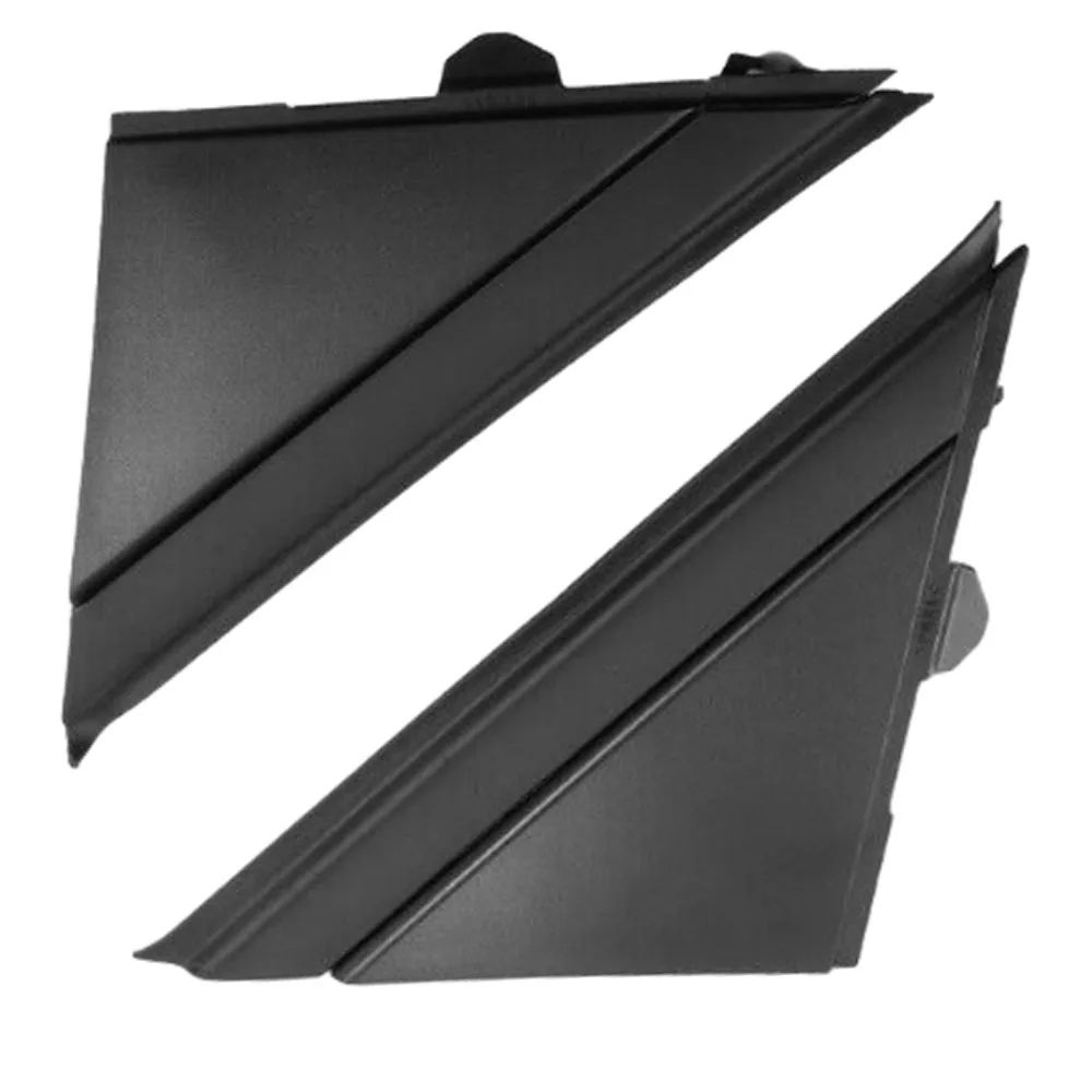 2Pcs Rear Mirror Triangle Trim Plate LH RH Door Mirror Flag Cover Moldings LH RH for Fiat 500 2012-2019 1SJ85KX7AA 1SD00KX7AA