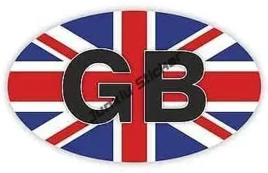 London England United Kingdom GB Vinyl Decals Bumper Stickers GB Accessories for Car Pickup National Flag Glue Sticker KK10cm