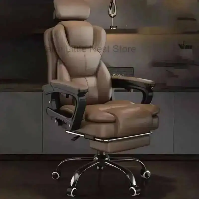 Comfortable Leather Office Leg Rest Game Rolling Gamming Chaise Design Height Adjustable Gamer Computer Armchair Mesh Low