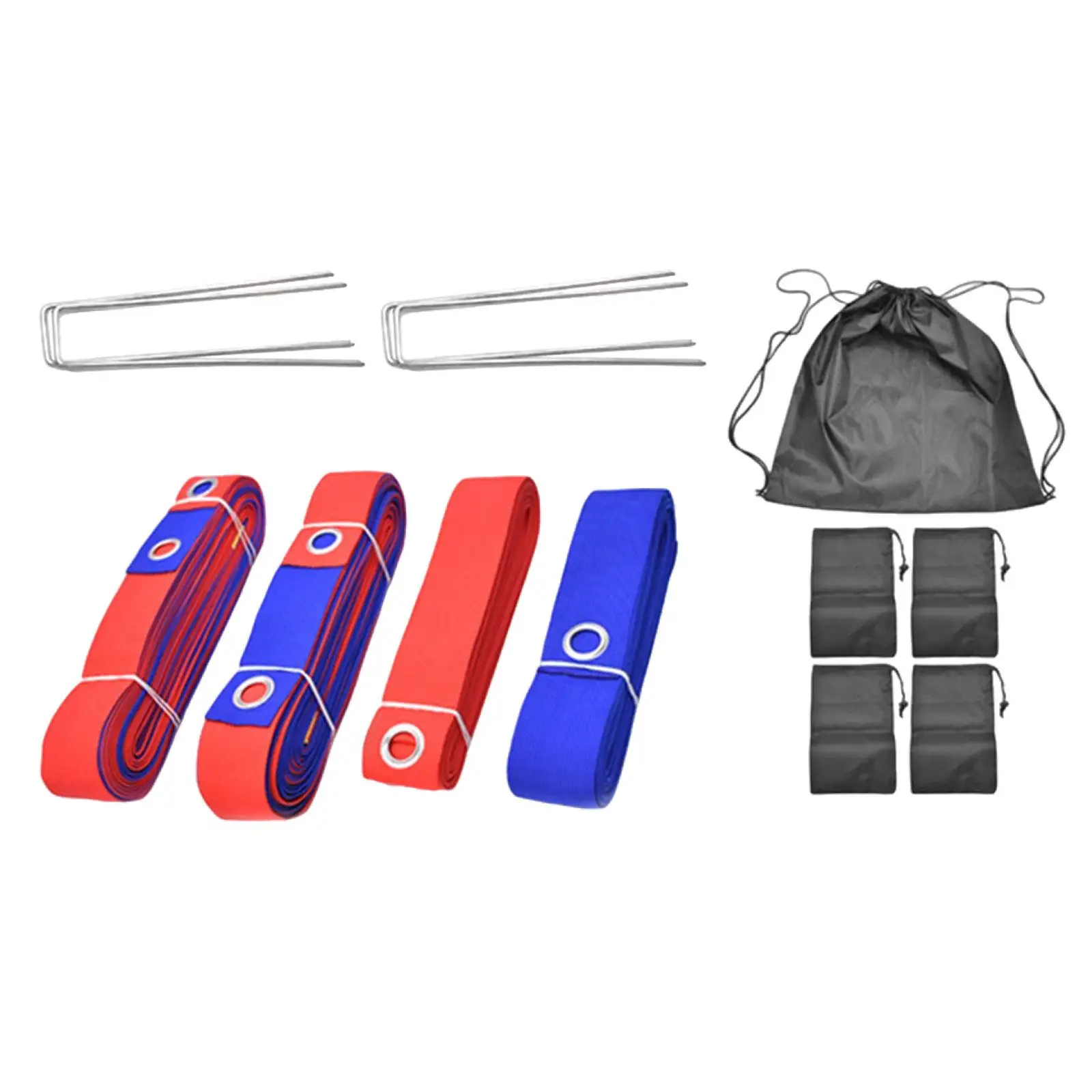 

Beach Volleyball Lines (8M 16M Length) with Anchors Workout with Drawstring Bag for Grassland Activities Beach Training
