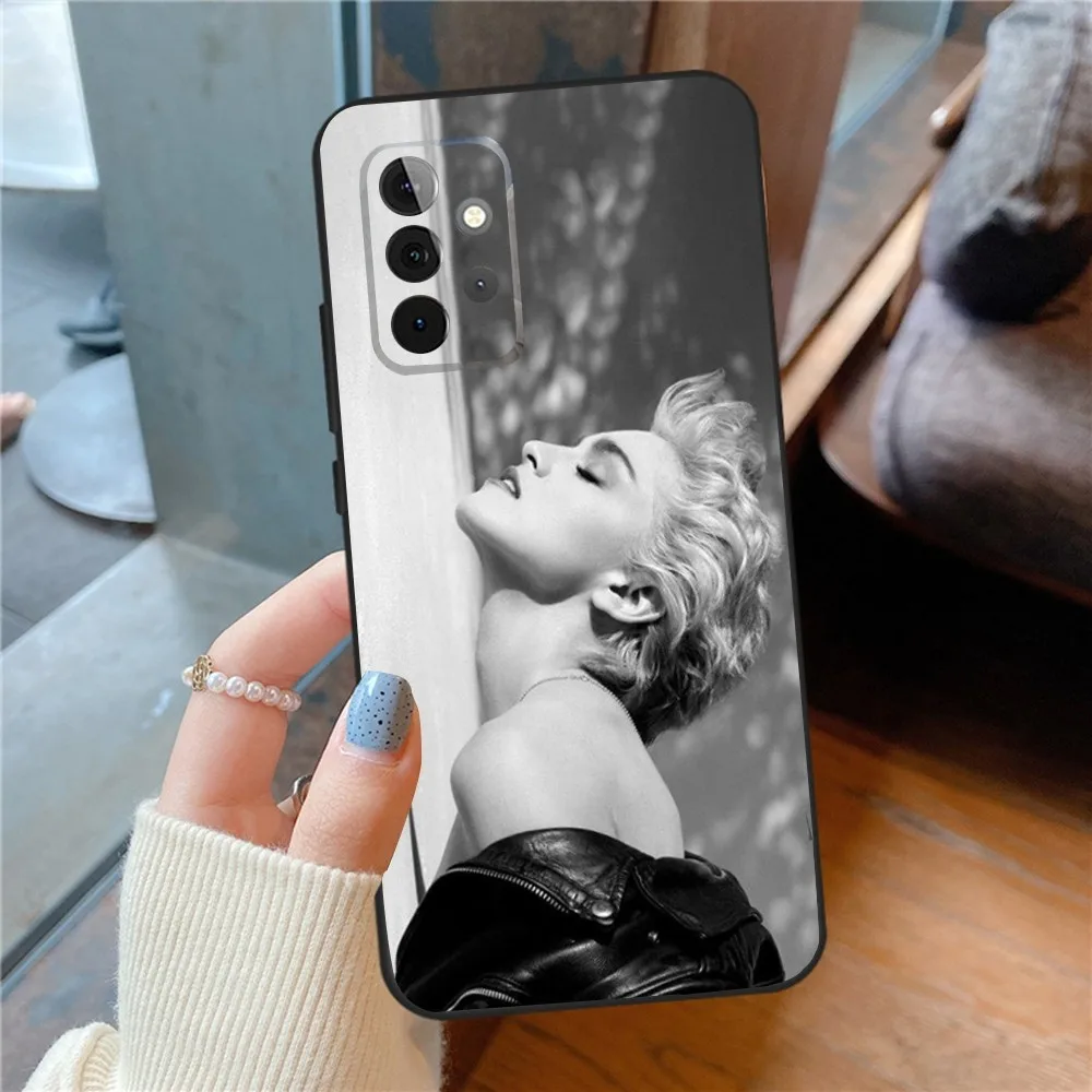 1980s M-Madonna-S    Phone Case For SamsungS24,23,22,21,S20 Ultra Pro 10,S30Plus,S9,20lite Ultra Black Cover