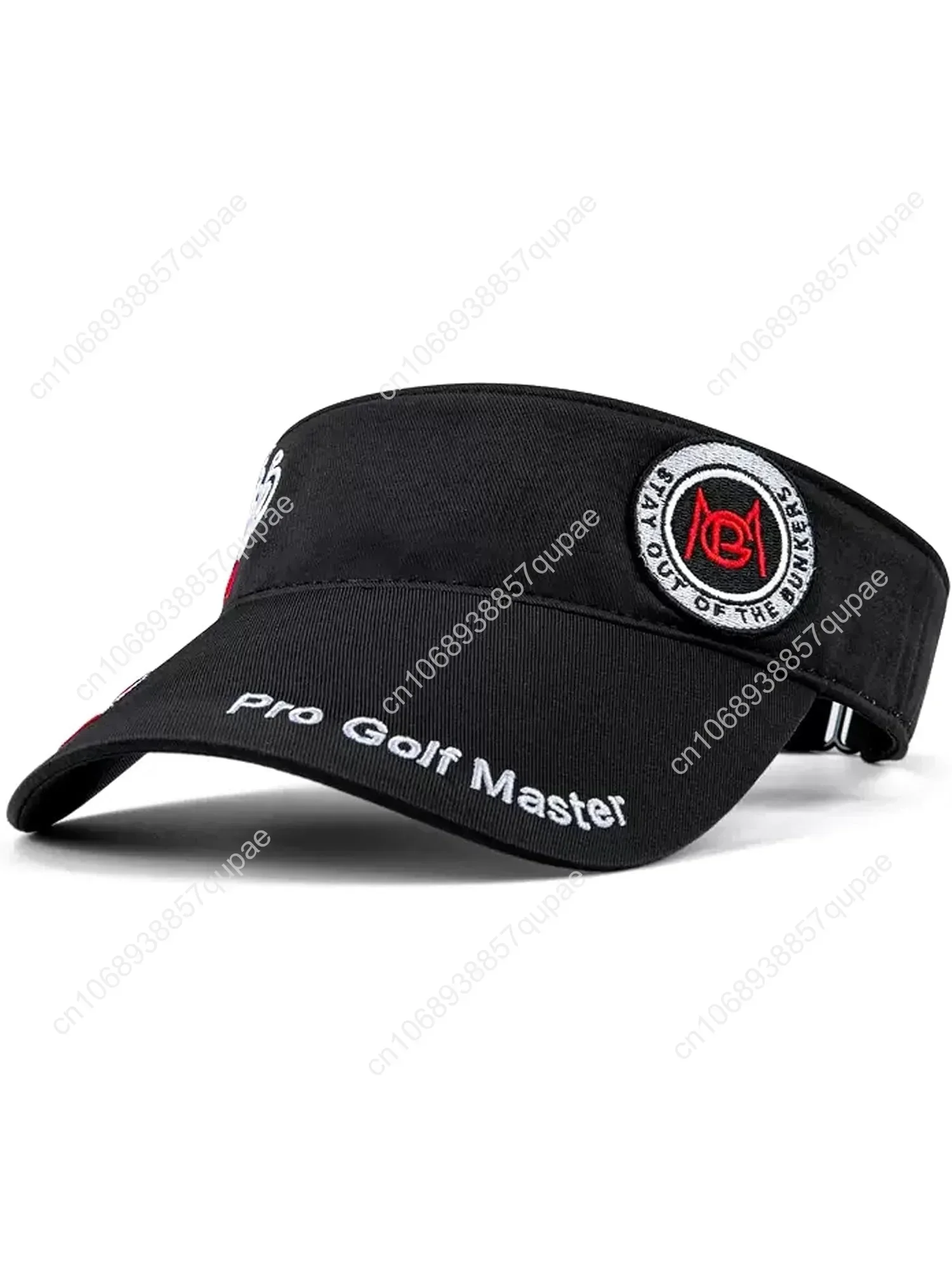 

PGM Golf Sun Visors for Men - Adjustable Empty Top Baseball Cap for Men - Quick-Drying Fashion Sport Golf Hat