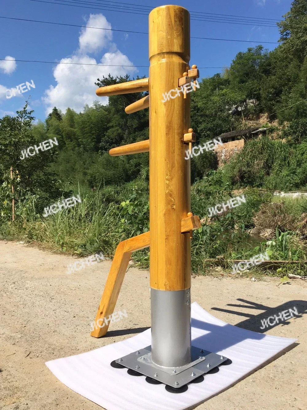 عمود الجناح تشون الدمى الخشبية، واحد لكمة رجل الكونغ فو التدريب موك جونغ، Ip Man 4 فنون الدفاع عن النفس الصينية