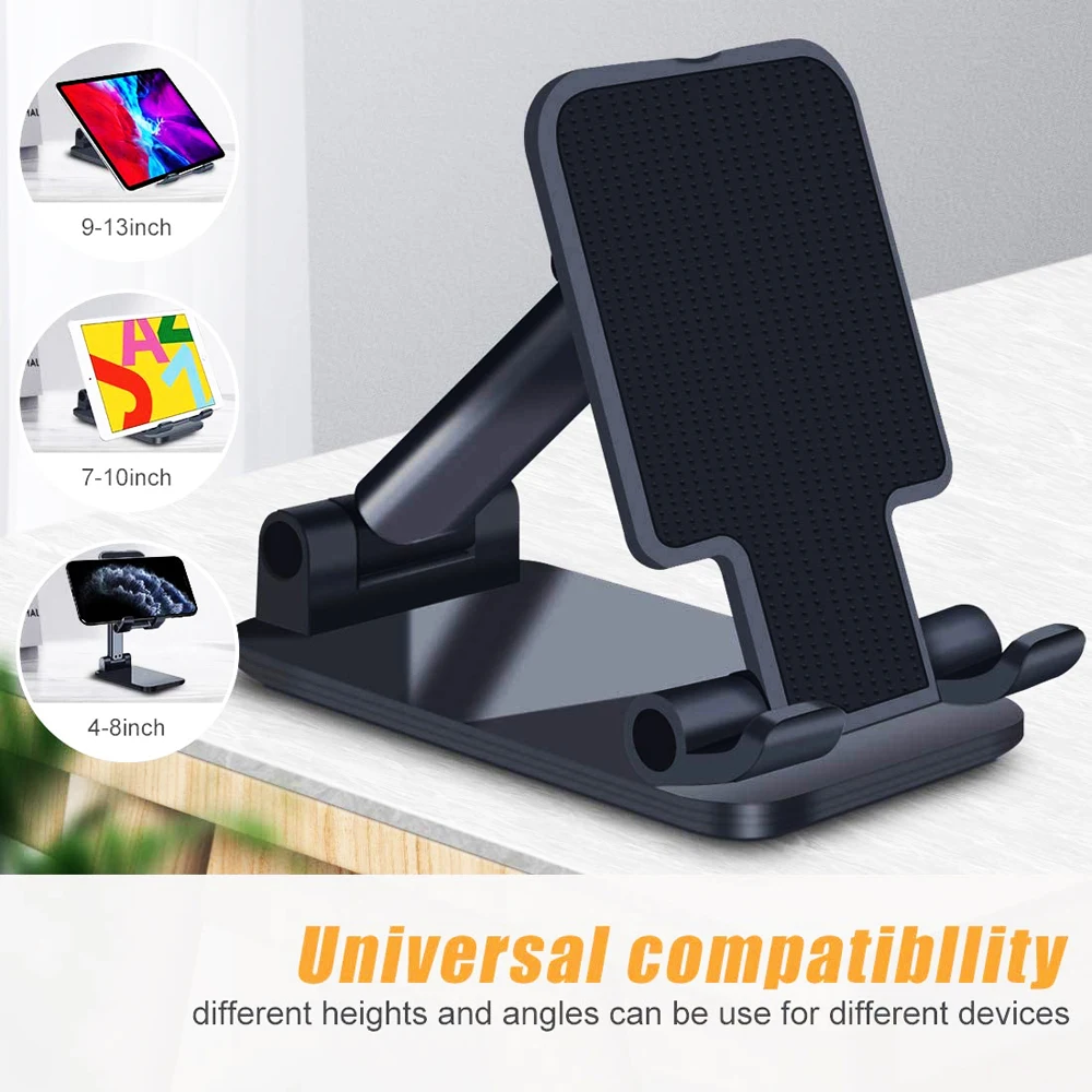 Smart Phone Desktop Tablet Holder Stand Cell Foldable Extend Desk Mobile Phone Support For iPhone iPad Samsung Huawei Xiaomi