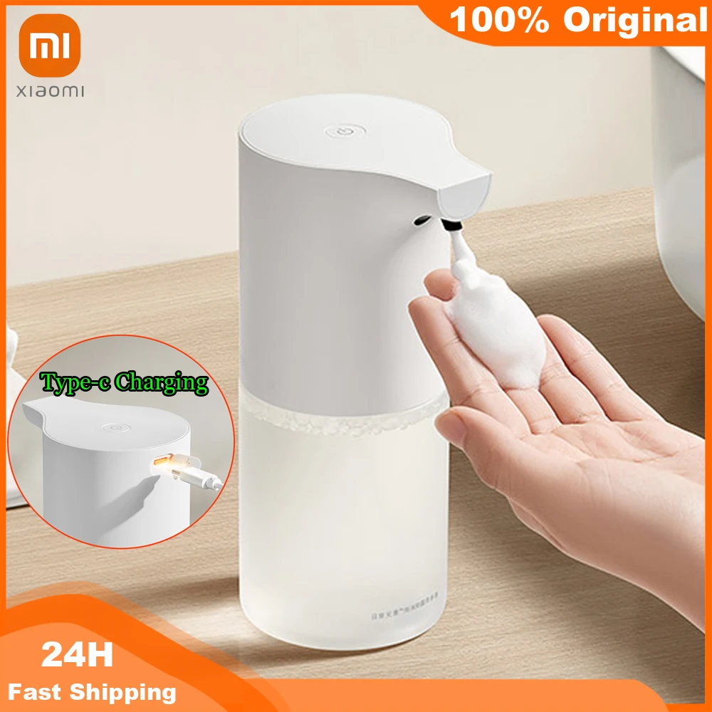 Original Xiaomi Mijia 1S Soap dispenser Bulit in Battery Type-C 320ML 400 Times Automatic Foam Hand Washer Wash Dispenser Sensor