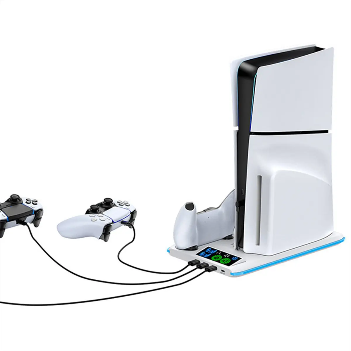Game Cooling Stand for Slim Pro Console Support Base Holder Cooler Fan RGB Gaming Accessories