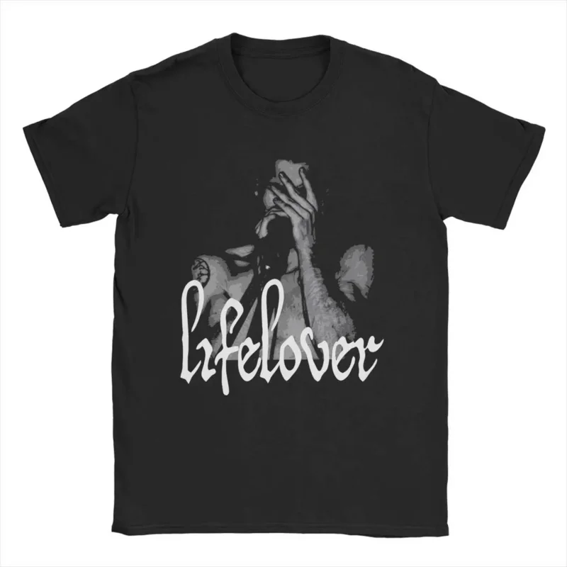 Lifelover band Men's T shirt funny tee shirt short sleeve crew neck T-shirt pure cotton plus size tops