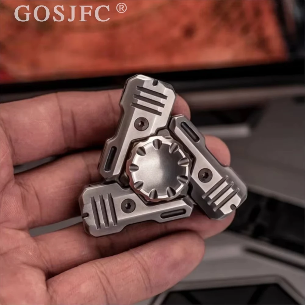 MUYI  Decompression Toy Sound Wave Mecha Armor Opening Gyro EDC Fidget Cyber Metal Toys