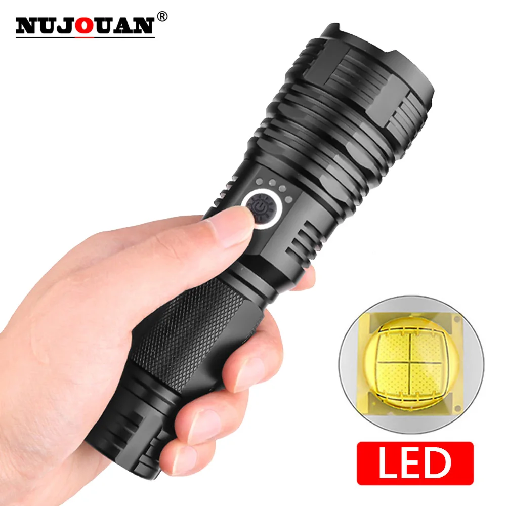 XHP70.2 Most Powerful Flashlight USB Rechargeable Waterproof Zoom Led Torch 18650 or 26650 Battery Lanterna for Camping Outdoors