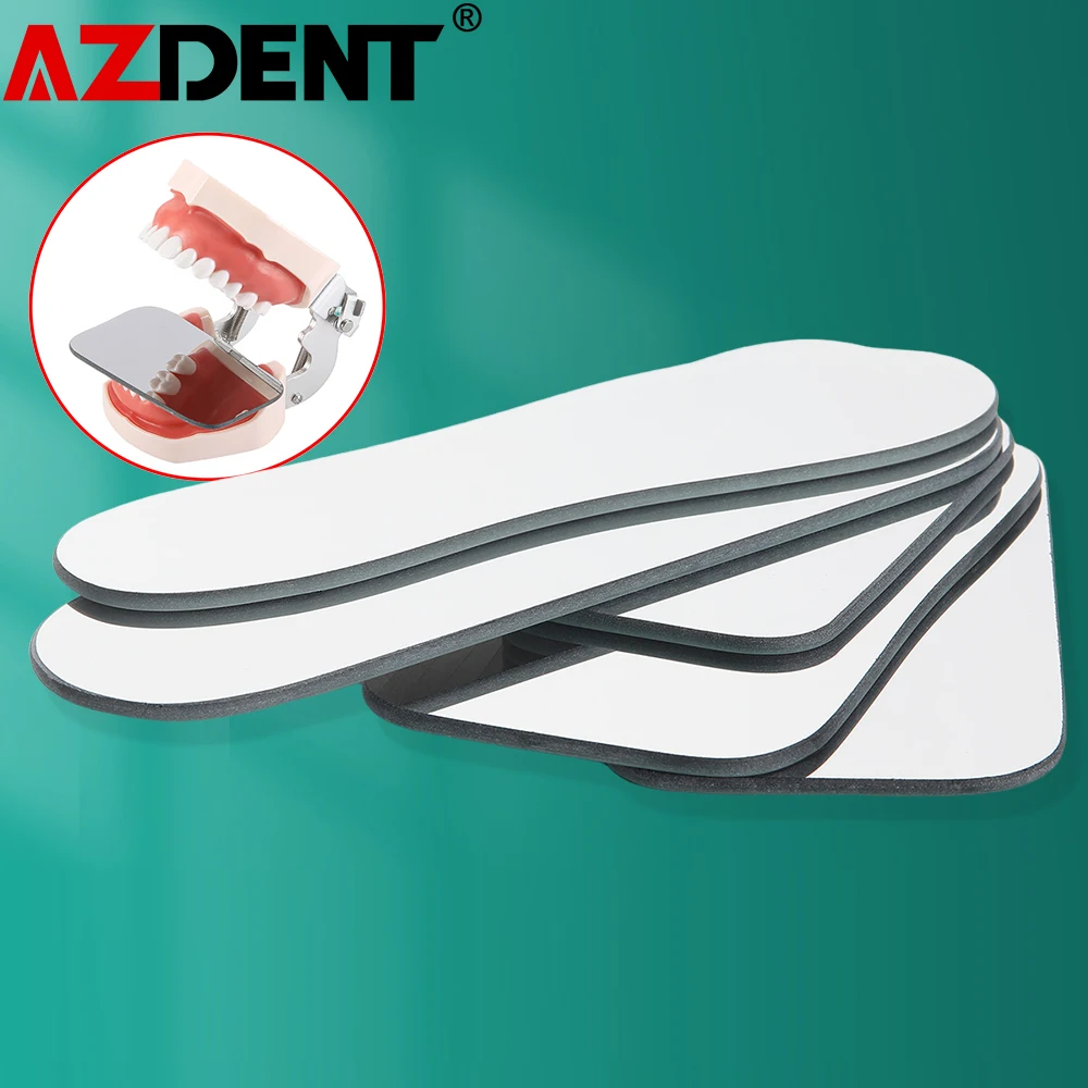 5pcs/Set Azdent Dental Orthodontic Mirror Photography Double-Sided Mirrors Dentistry Reflector Intra Oral Lab Tools