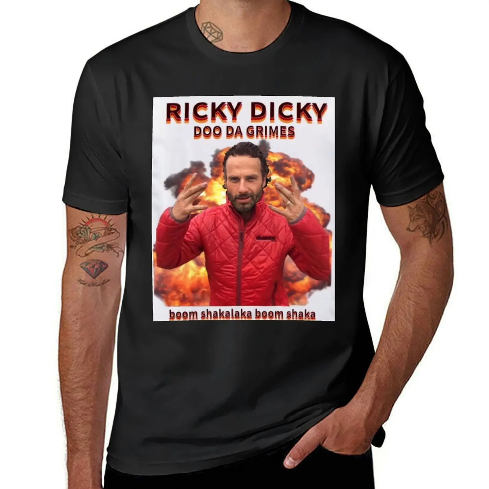 

Ricky Dicky Doo Da Grimes T-Shirt customs design your own boys whites korean fashion customizeds tshirts for men