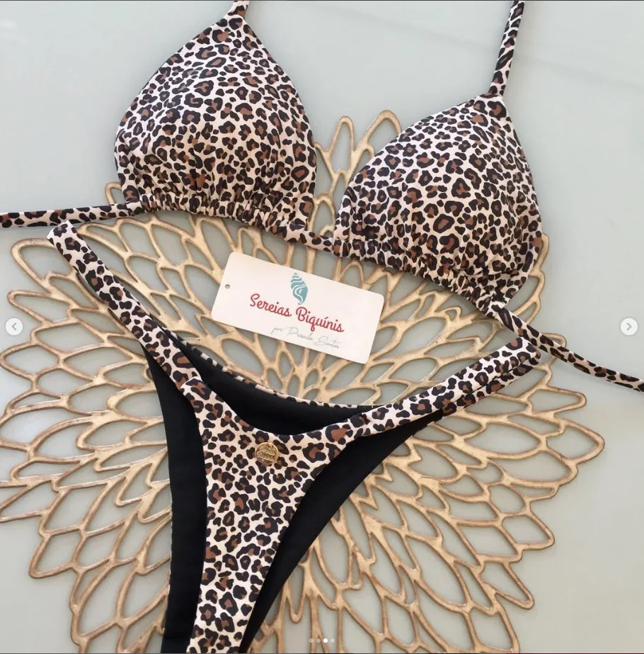 

2026 Brazilian Bikini Set Sexy Push Up Swimsuit Two Piece Triangle Tie Side Bottoms Beach Swimming Wear​ Bathing Suit Women