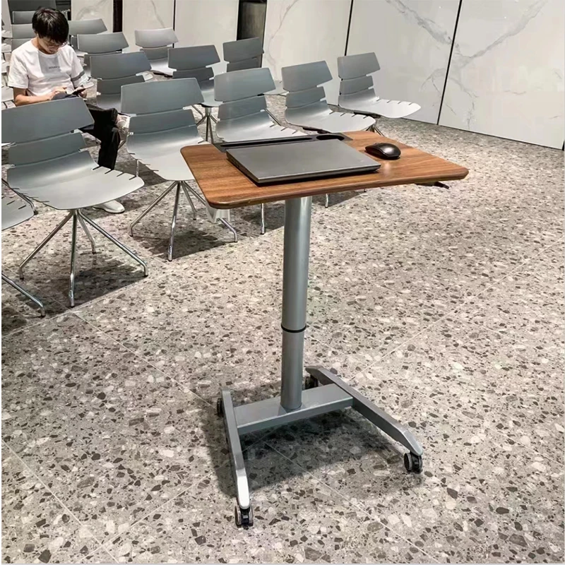 Table pliante et relevable, pneumatique et automatique, canapé de chevet, bureau d'ordinateur Mobile, plate-forme