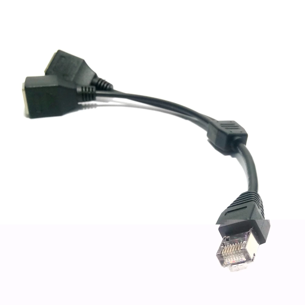 Netzwerk Kabel-Splitter Ein-zu-zwei Internet Stecker Hause Breitband Netzwerk Adapter Kabel (nicht Verbunden Werden kann, zu die