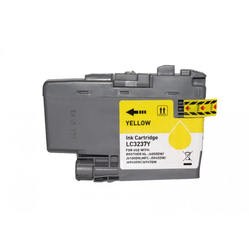 Brother LC3237 yellow generic pigment ink cartridge-replaces LC3237Y BI-LC3237YL(PG) tintasycartuchos.com