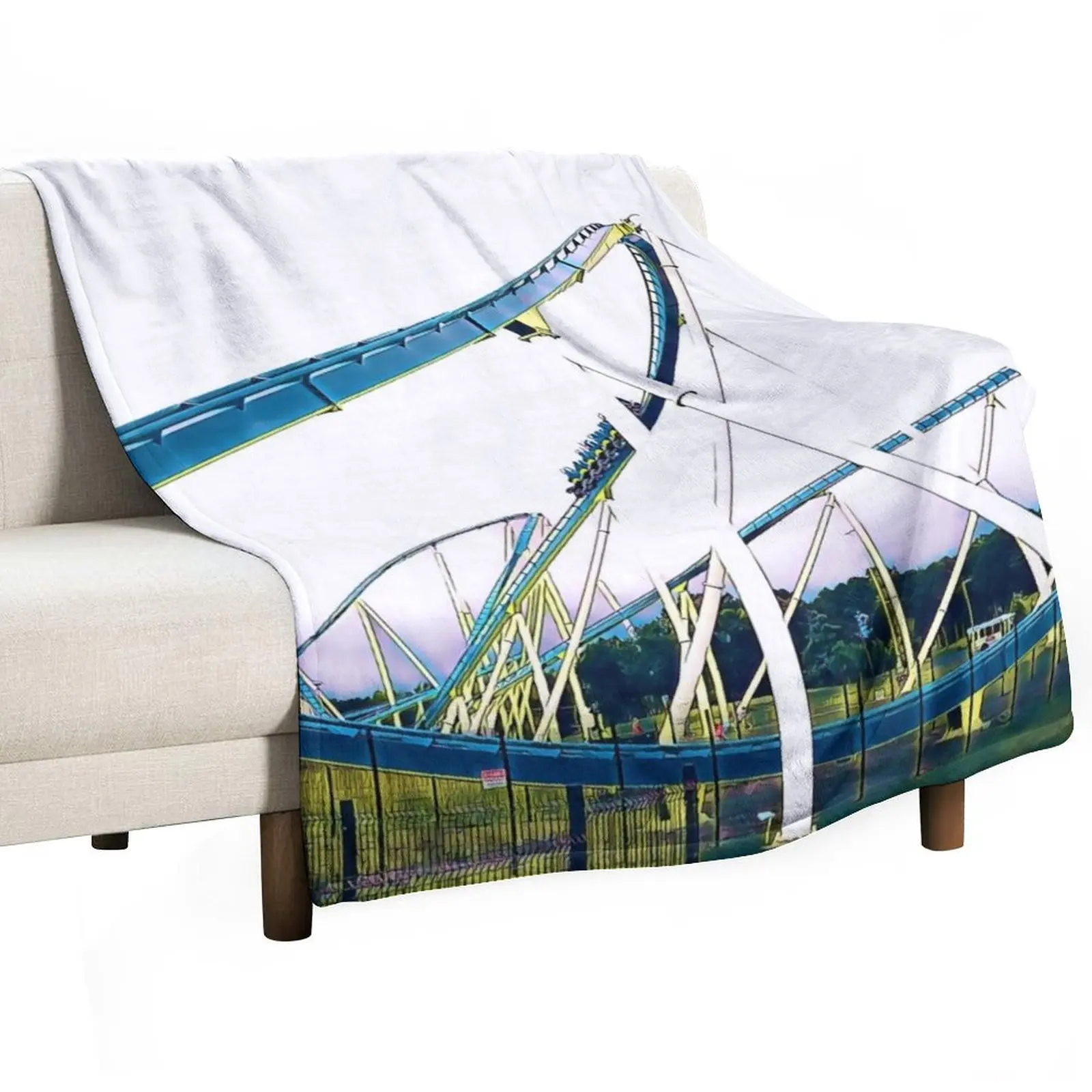 Fury 325 Turns Image Throw Blanket Warm Luxury Softest Blankets