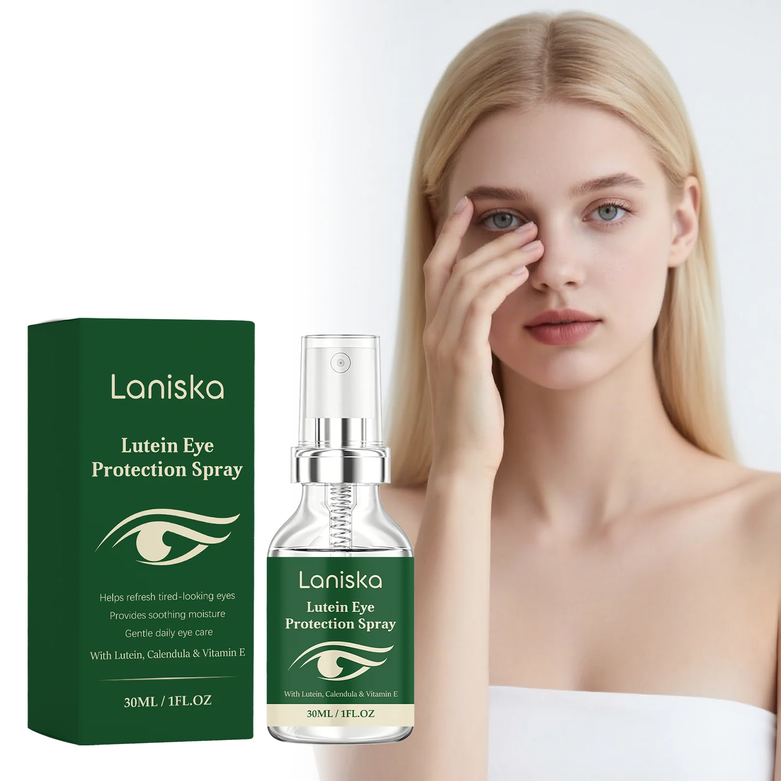 30ml Eye Care Spray Natural Fast Acting For Women Men Readers Computer Users Home Office Spray Refreshing Dry Eye Relief Spray