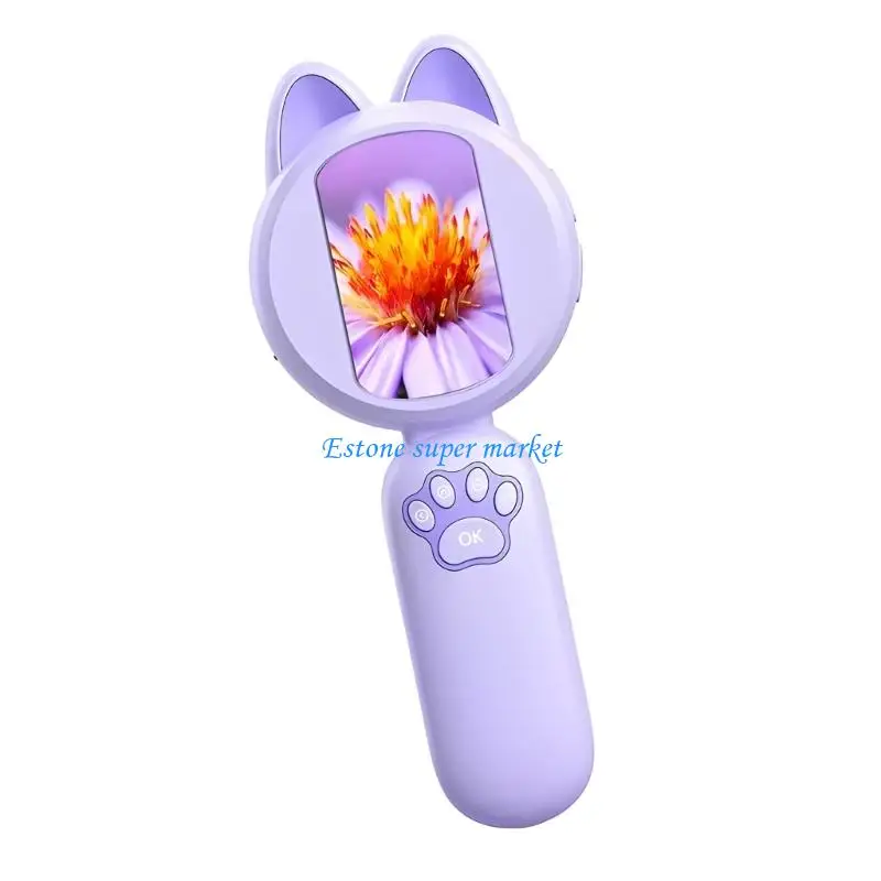 Agrandisseur numérique mode dessin animé 090B pour enfants, outil d'apprentissage à fonction Rechargeable