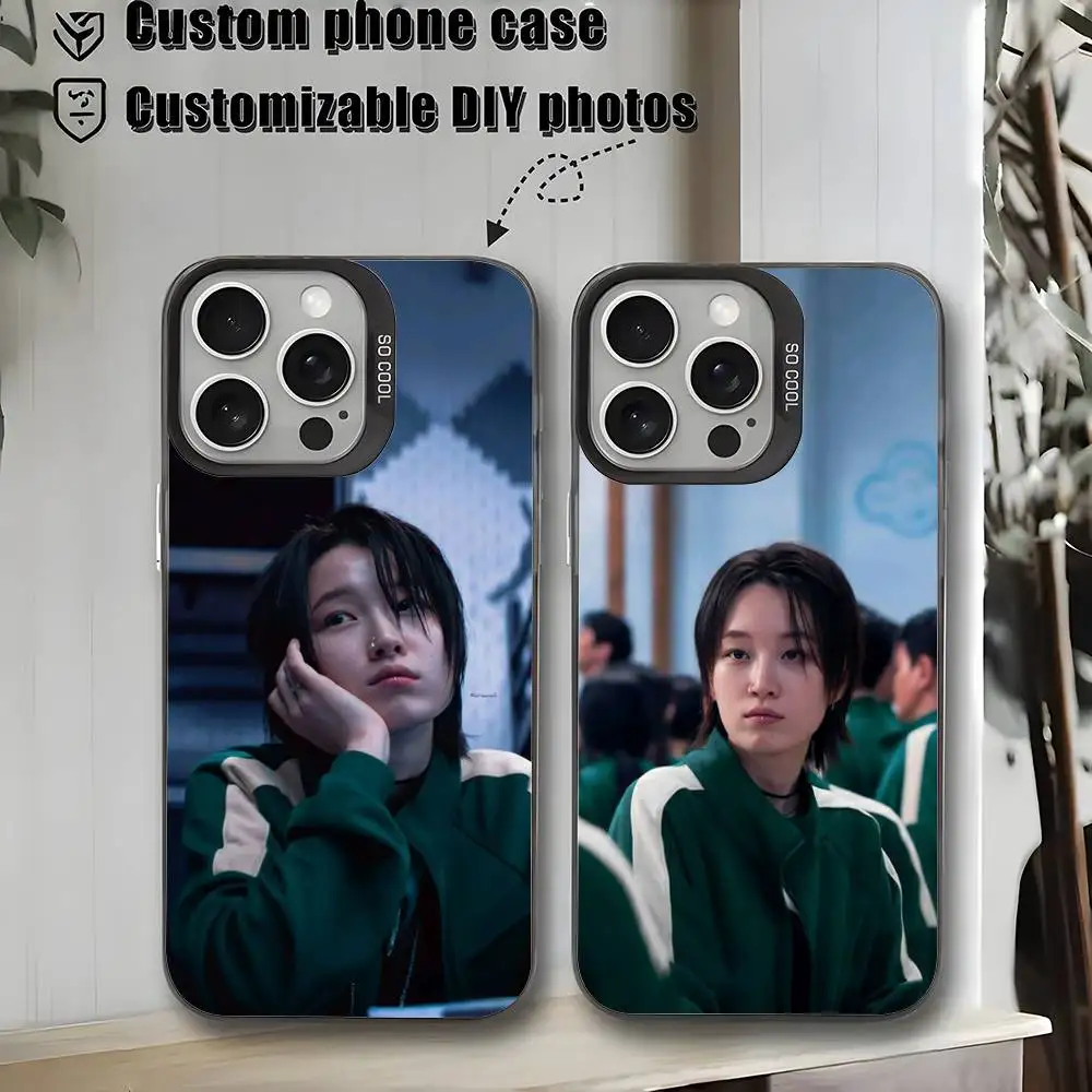 

Player 380 Kim Su-an Phone Case For iPhone 16,15,14,13,12,11,Mini,Pro,MAX,plus,Black Matte Shockproof Cover