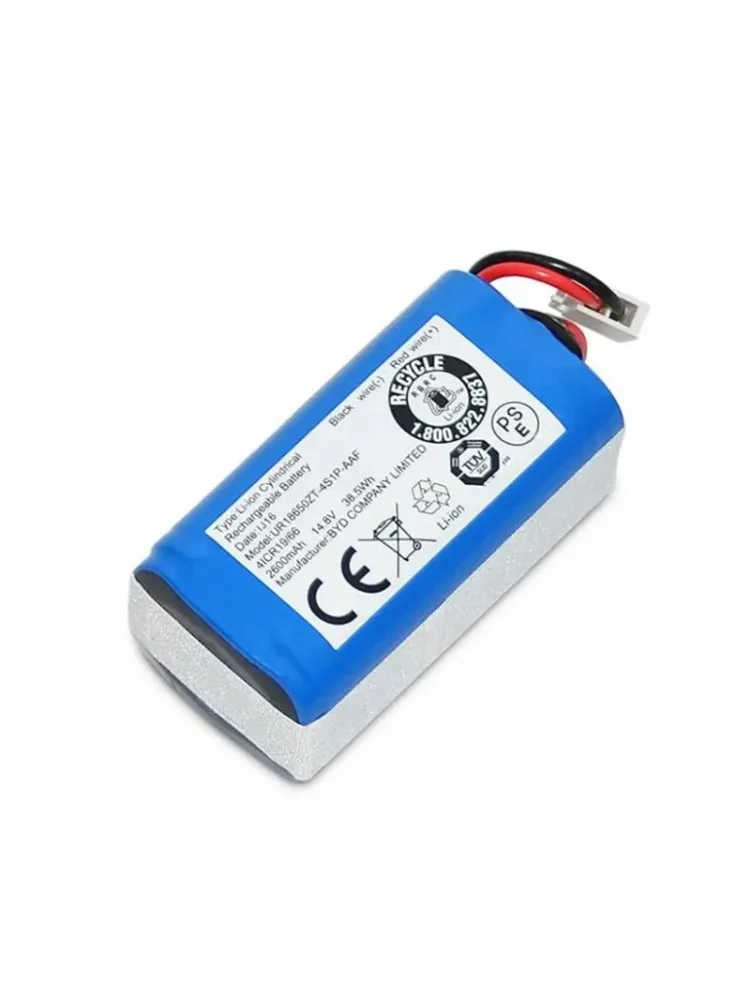 Nowy akumulator litowo-jonowy 14,8 V 2600 mAh 18650 do odkurzacza robota ILIFE A9 A7 A4s Pro A4s V7s Plus A6 A8 Akcesoria — 2