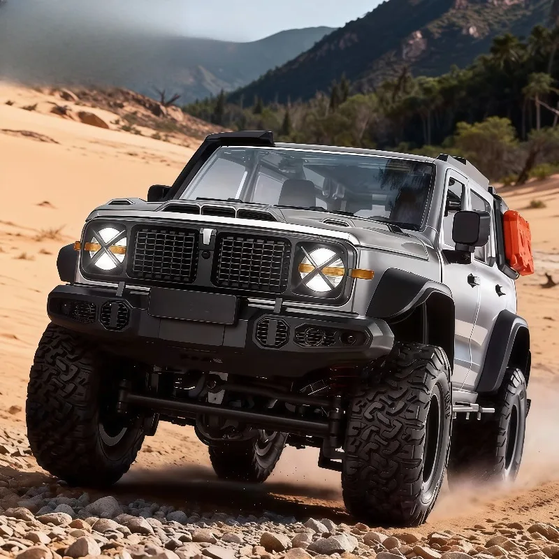 1/12 MN300 Tank 300 RC Rock Crawler 2.4GHz 4WD High Power LED Headlights All Terrain Off Road Vehicle Simulation Model Car Toy