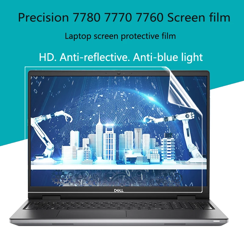 For Dell Precision 7780 7760 Laptop Screen Anti-Glare Dustproof Keyboard Pad Computer Screen Saver Computer Tempered Film HD