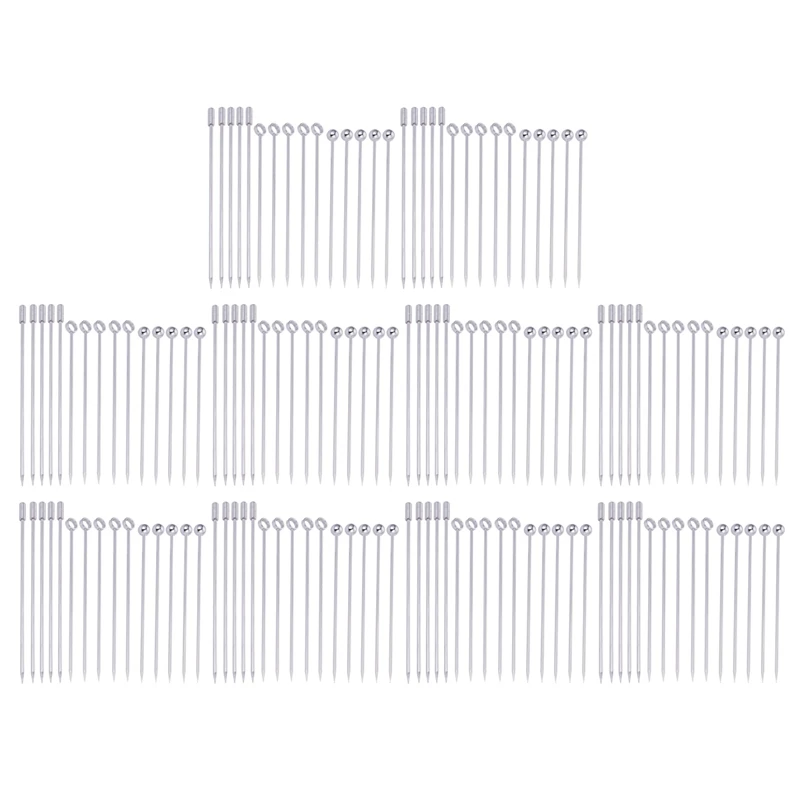 LJL-Stainless Steel Cocktail Picks Martini Picks Set (Pack Of 150)