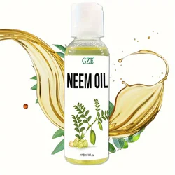 GZE Neem Oil for Skin, Hair Growth Undiluted Cold-Pressed, Uses for Hair, Skin, and Nails