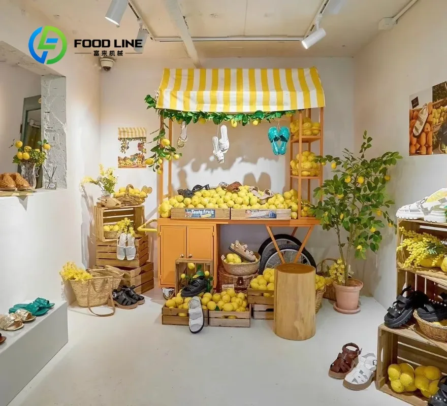 Customized Environment Friendly Mobile Tasting Cart for Outdoor Mall Food Festival Stall Use