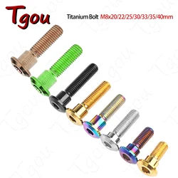 Titanium Bolt Motor Bike Rear Brake Rotor Screw M8x20 22 25 30 33 35 40mm for Motor Bike Accessory
