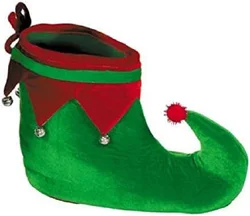Christmas Green Cotton Shoes For Adult And Children