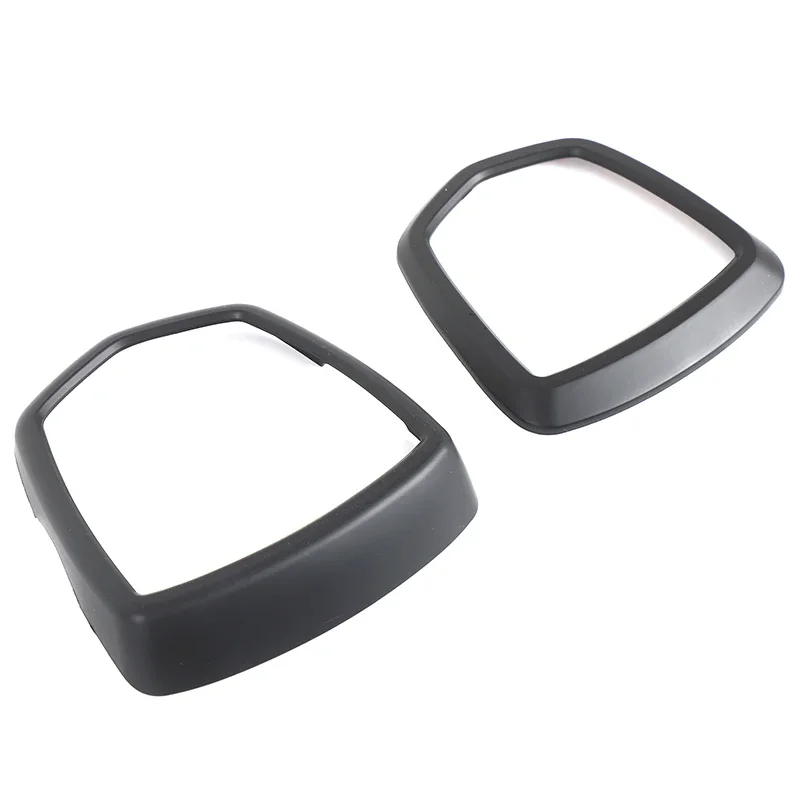 

ABS carbon fiber pattern Front and rear logo circle decorative frame stickers For Abarth 595/695 2017+ car Accessories