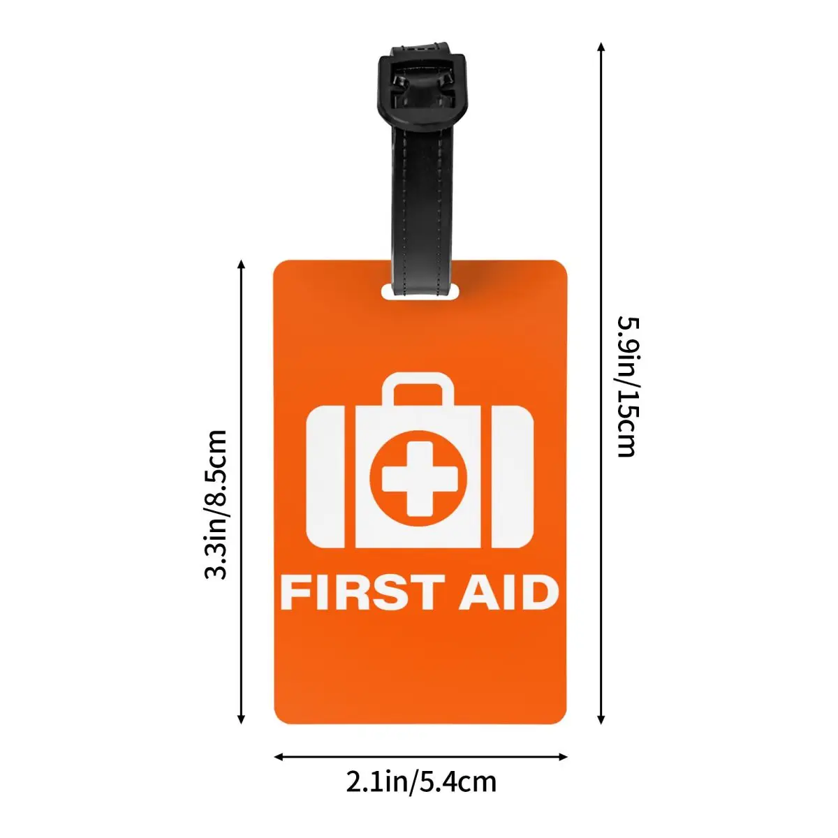 Etiqueta de equipaje de medicina de emergencia de primeros auxilios para maletas, etiqueta de identificación divertida, etiqueta de equipaje de médico y enfermera, cubierta de privacidad