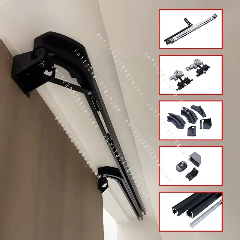 Latest Hardware Hidden Inner Door Soft Close Flush Sliding Door Roller System