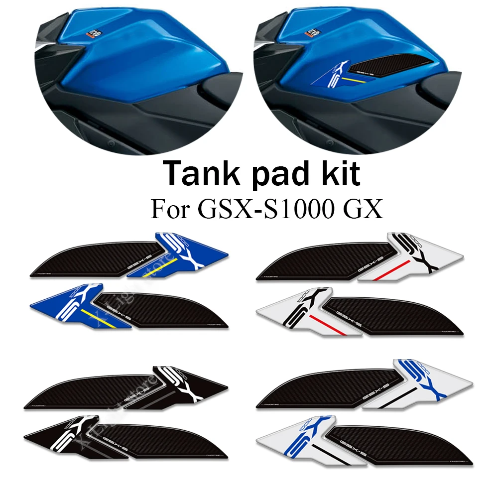 

For Suzuki GSX-S1000 GX GSXS 1000GX 2016 2017 2018 2024 Motorcycle Tank Pad Sticker Fuel Gas Cover Protection Accessories Decal