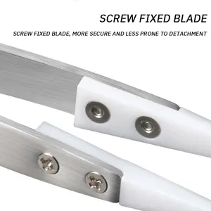 Anti-Static Isolation Ceramic Tweezers for Electrician, High Temperature Resistant, Element Clip, Corrosion Resistant, 2PCs 10 Main Electrician Sales - №8